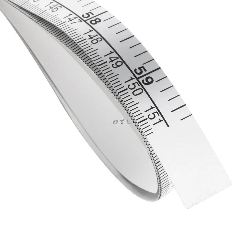 Tape Vinyl Ruler 2pcs 150cm 59.45inch Self Adhesive Metric Measure For Sewing Machine Sticker