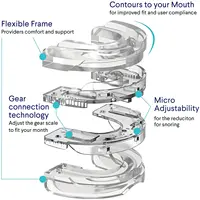 Mouthpiece Anti Snore Mouth Guard Silicone Anti Snoring Bruxism Sleeping Aid Apnea Guard Teeth Snoring Device Stop Snore Oral 2