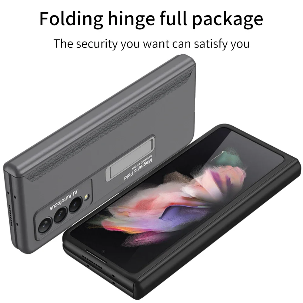 GKK Original Case for Samsung Galaxy Z Fold 2 3 Case Magnetic Hinge Armor Shockproof Matte Hard PC Cover for Galaxy Z Fold 2 3