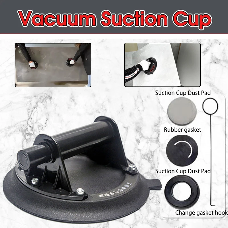 8 Inch Vibrating suction cup for Tiles Granite Glass sucker Professional Vacuum Strong suction cups 250kg Bearing Vacuum Lifter