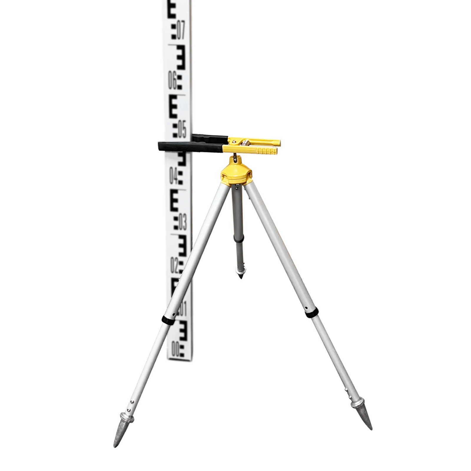 

46cm-60cm Adjustable Telescopic Mini Tripod Tower Ruler Support Total Station Prism Pole Clamp Retractable Mini Pole Bracket