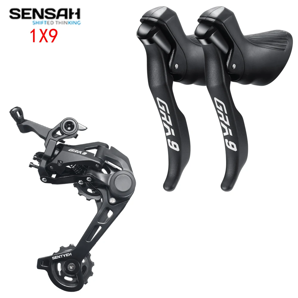 SENSAH GRA 1x9 Speed 9s Road Groupset Shifter + Rear Derailleurs Gravel-bikes Cyclo-Cross