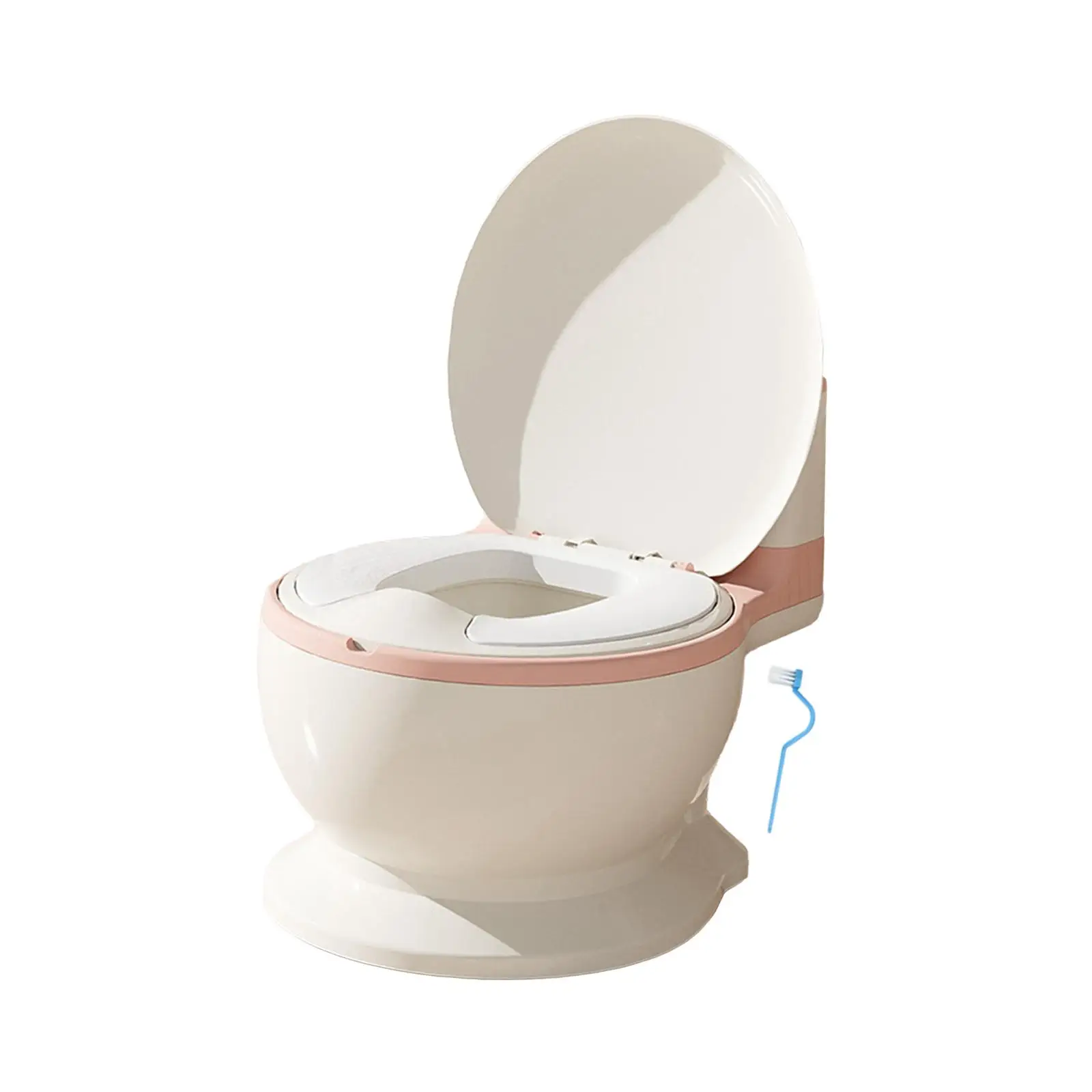 Toilet Training Potty Includes Cleaning Brush Kids Potty Chair for Infants 4