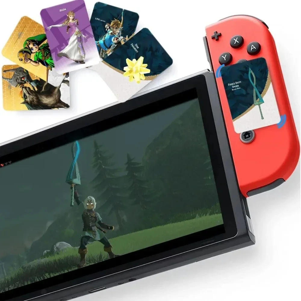 NEW 40Zelda Amiibos Cards Apply to the Legend of Zelda: Tears of the Kingdo and the Legend of Zelda Latest Paragliding