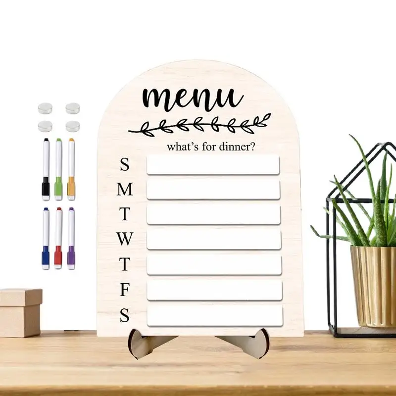 

Chores List Board Wooden Magnetic Erasable Board Multi-Function Environmentally Friendly Dry Erase Boards For Plan Mood