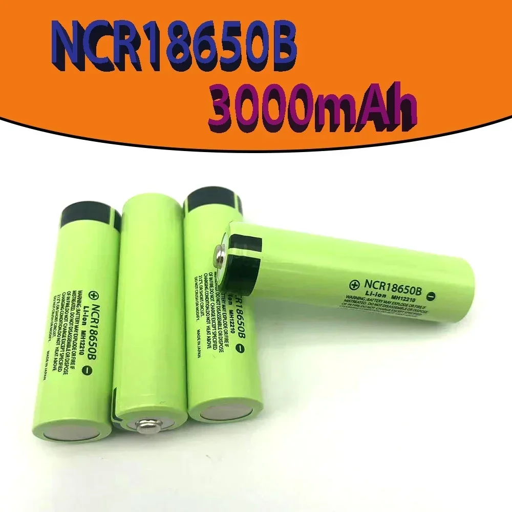 

Rechargeable lithium-ion battery NCR18650B 18650mAh 3000V 3.7V