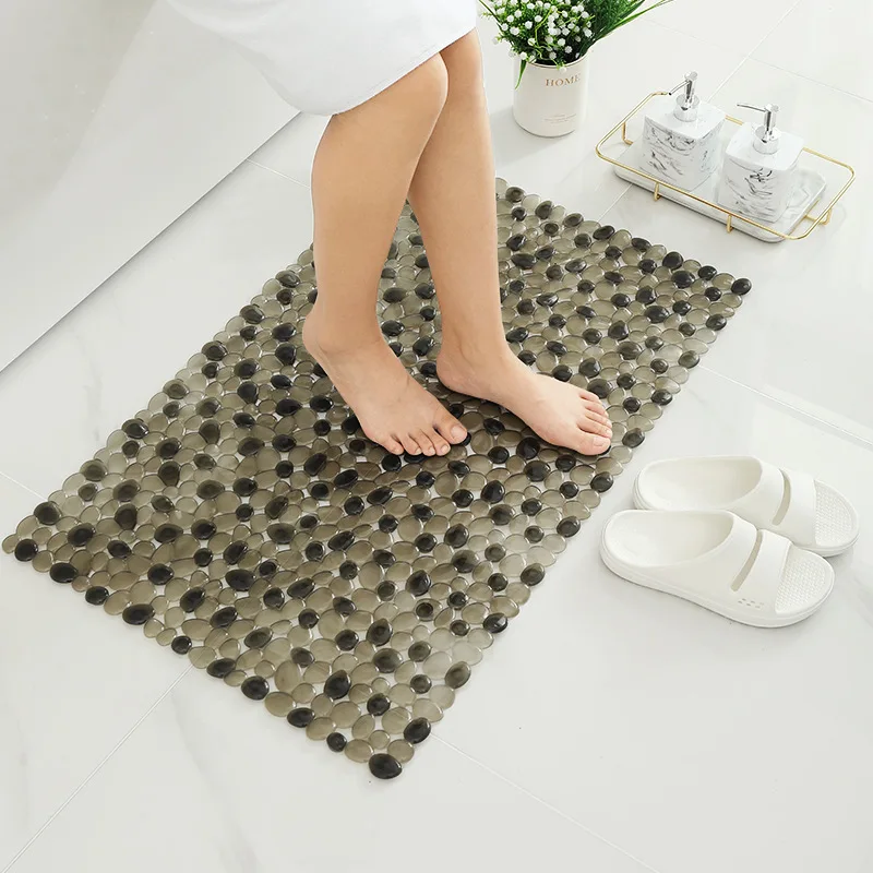 Creative Cobblestone NonSlip Shower Mat with Suction Cup EcoFriendly