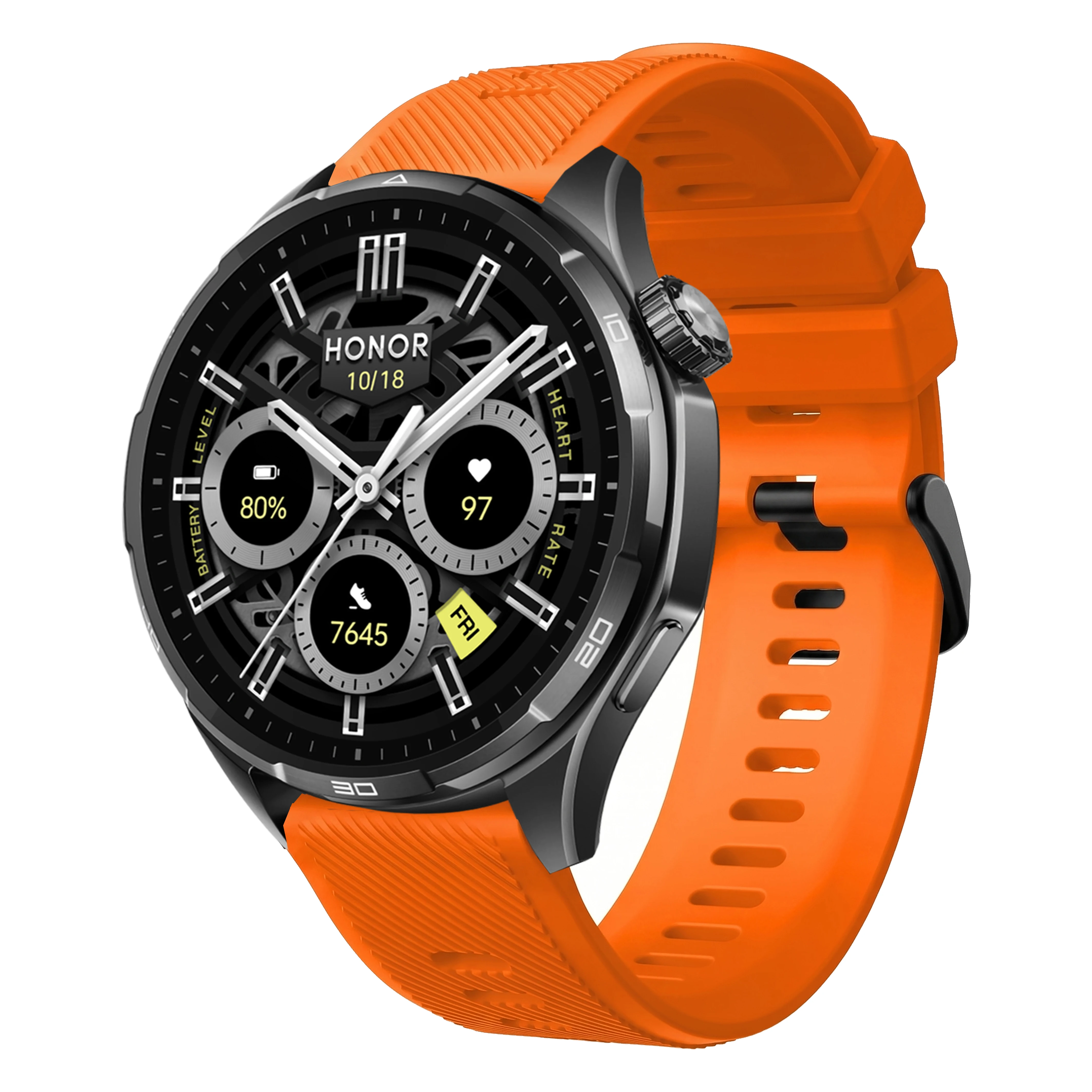 Sport Silicone Replacement Strap - 22mm Watchband Bracelet Accessory