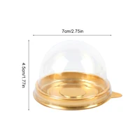 10/20Pcs Mini Dessert Cake Box Container Transparent Cupcake Pastry Baking Packaging Boxes Wedding Party Supplies Christmas Gift - Image 6