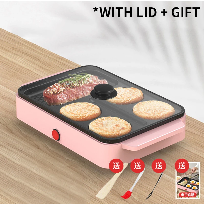 3 in 1 Breakfast Machine Bread Maker Toaster Electric Mini Oven Fried Egg Burger Machine Kitchen Cooking Roti Maker Household 5