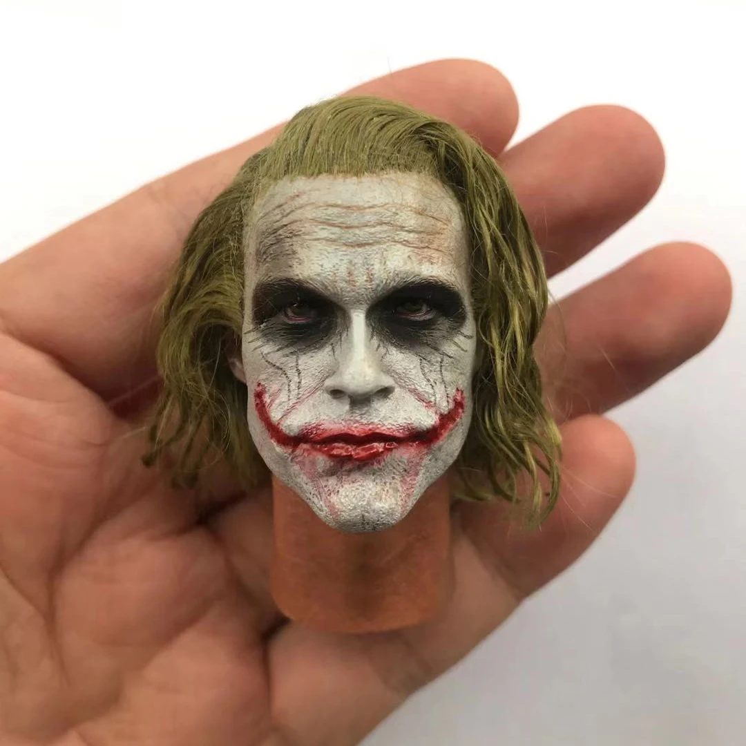 Maßstab 1/6 Laughing Joaquin Kopf Sculpt PVC Crazy Clown Kopf Carving Modell Fit 12'' Männliche Soldat Action Figur Körper Puppen – Detail 38