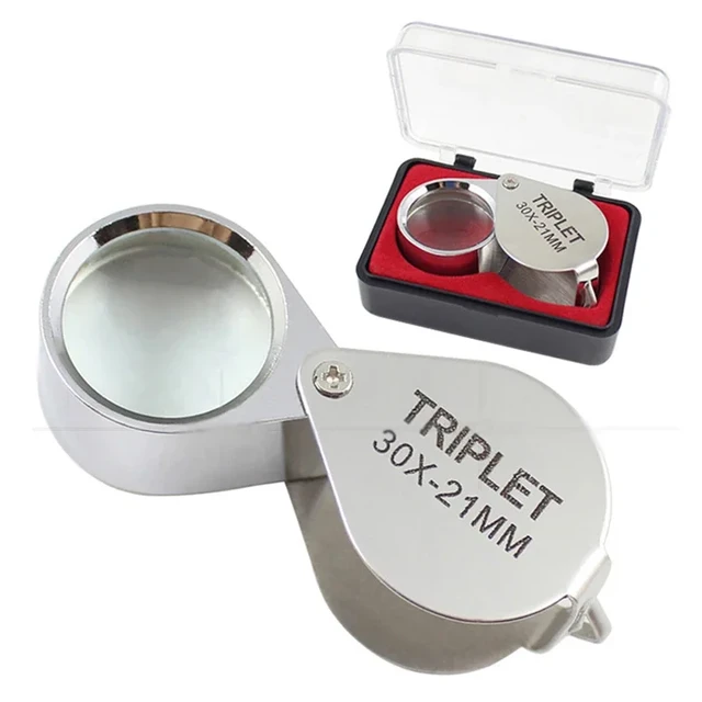 Coin Magnifying Glass Light  Magnifying Glass Jewelry Loupe - Usb 10x  Metal - Aliexpress