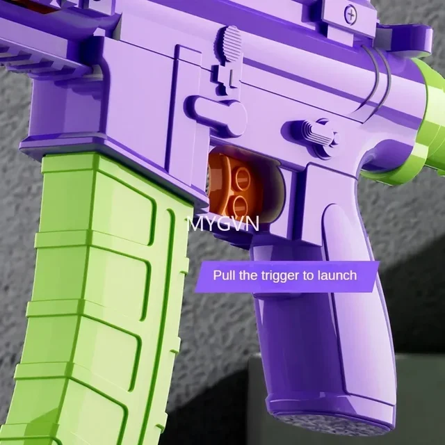 Shell throwing M416 Toy Gun, Continuous-fire Shell-ejectable Soft Bullet Gun 3