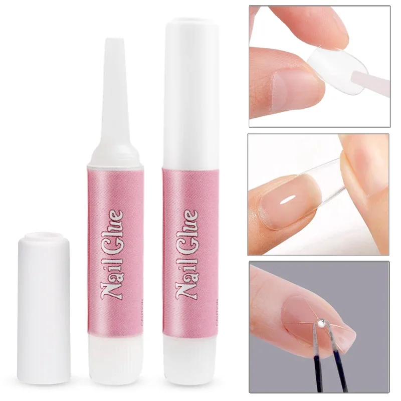 

Transparent Nails Glue for Fake Nail Extension 1/3/5PCS Professional Fast-Dry Acrylic Nails Rhinestone Adhesive Decoration Glue