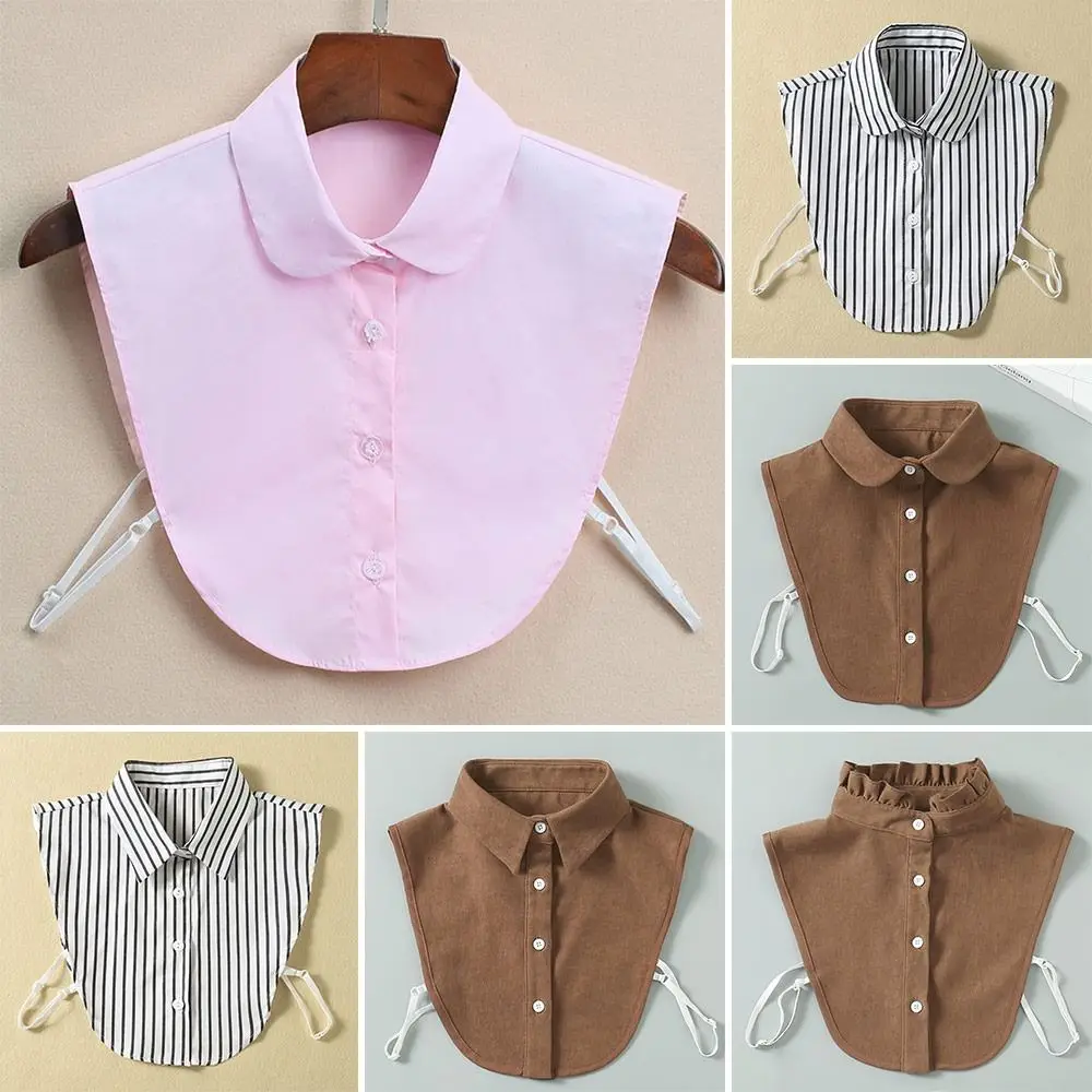 

Women Detachable Cotton Clothes Accessories Blouse False Collar Shirt Fake Collar Lapel