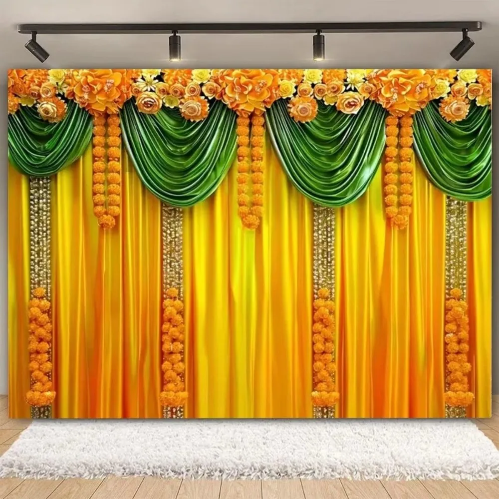 DIY Ringelblumengirlande ​ ​ Lange Stränge künstliche Pooja Diwali Fiesta Pooja Ringelblumen ​ ​ Veranstaltungsdekor biegbar ​ ​ – Detail 11