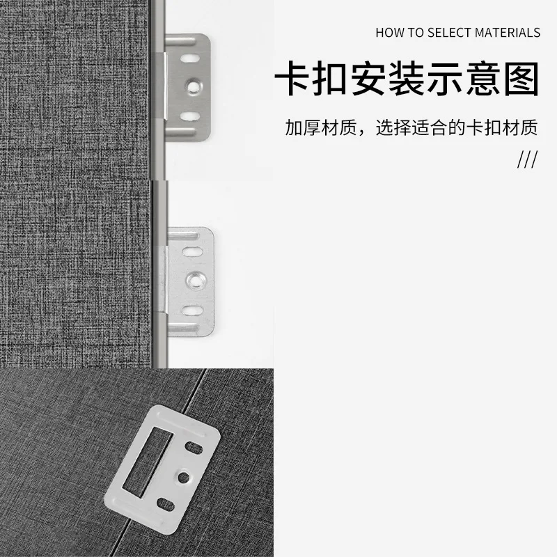 Stainless Steel Mounting Clips for Eco-Friendly Wall Panels