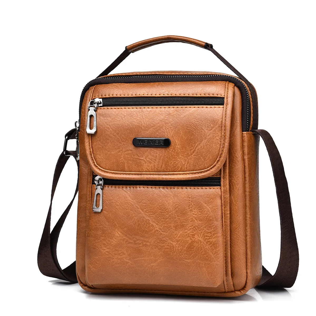 WEIXIER-Brand-Men-Shoulder-Bag-PU-Leather-Handbag-Large-Capacity ...