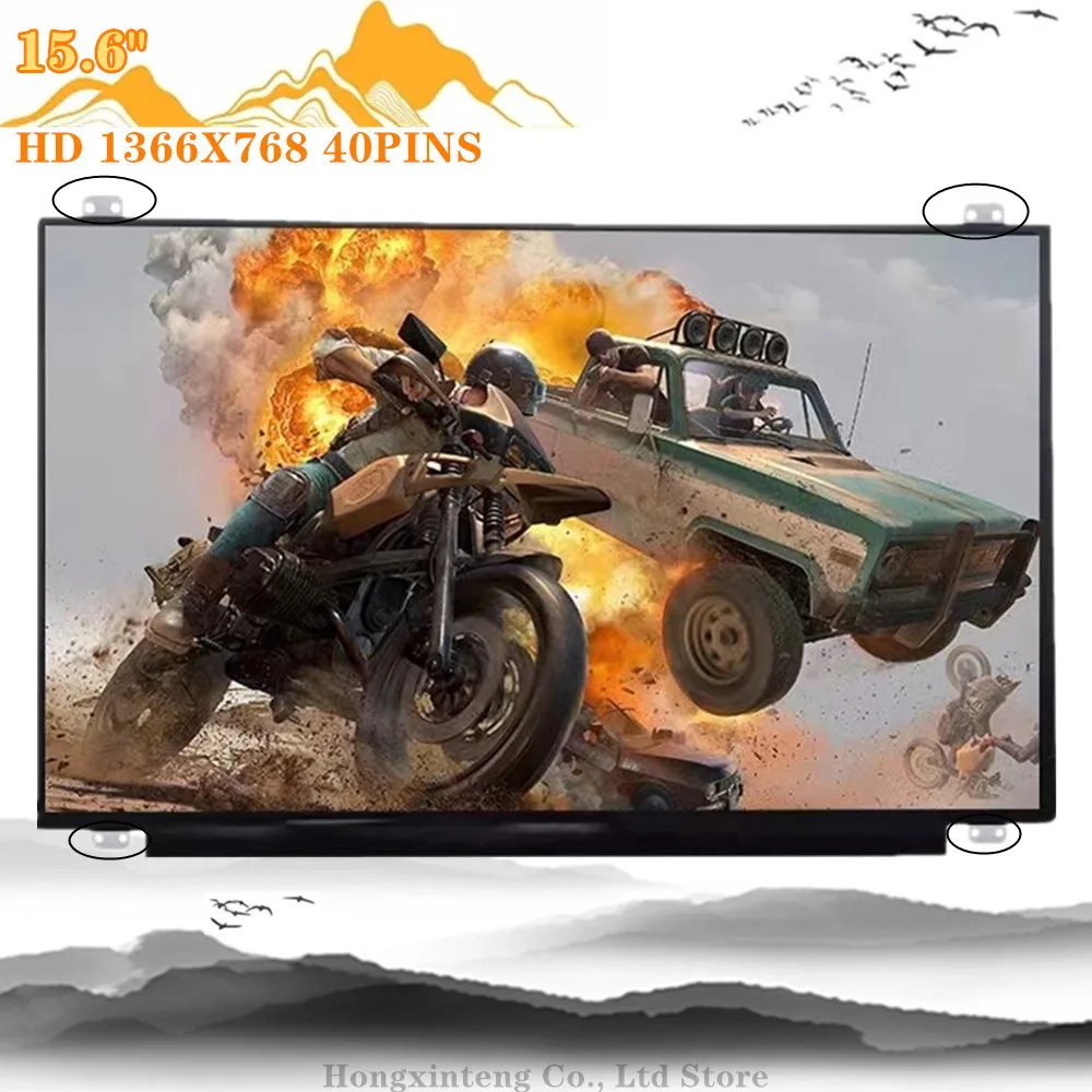 Tela Lcd para Laptop 15 Polegadas 40 Pinos Lp156wh3 tl s3 Lp156whb tl a1 B156xw04 V.5 V.6 Ltn156at20 Ltn156at30 N156bn41 - Imagem 3