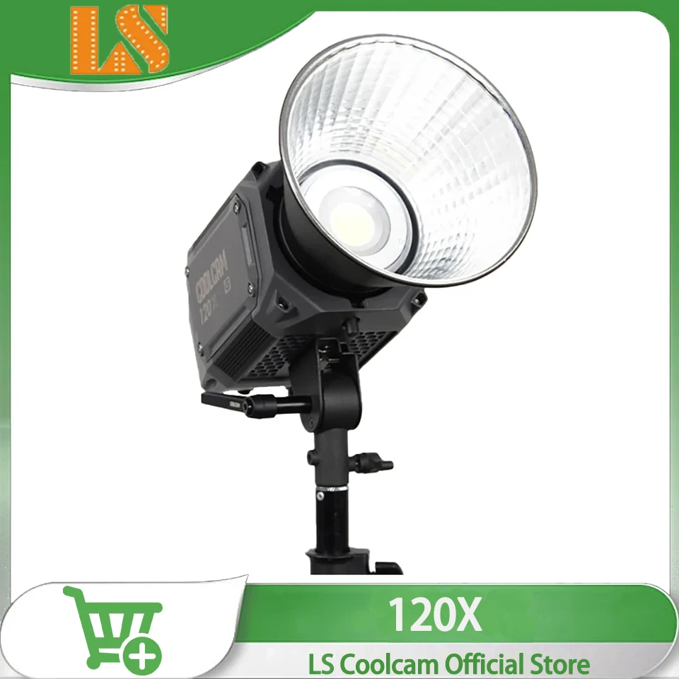 

LS COOLCAM 120X LED COB Light 146W Bi-color Live Streaming 2700K-6500K Light with App Remote Control