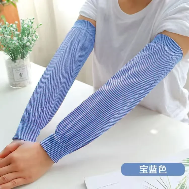 Plus Long Sunscreen Sleeve Breathable Comfortable Sleeves For Work And Housework Anti-Fouling And Dirty Elastic Knitted,waterproof oversleeves