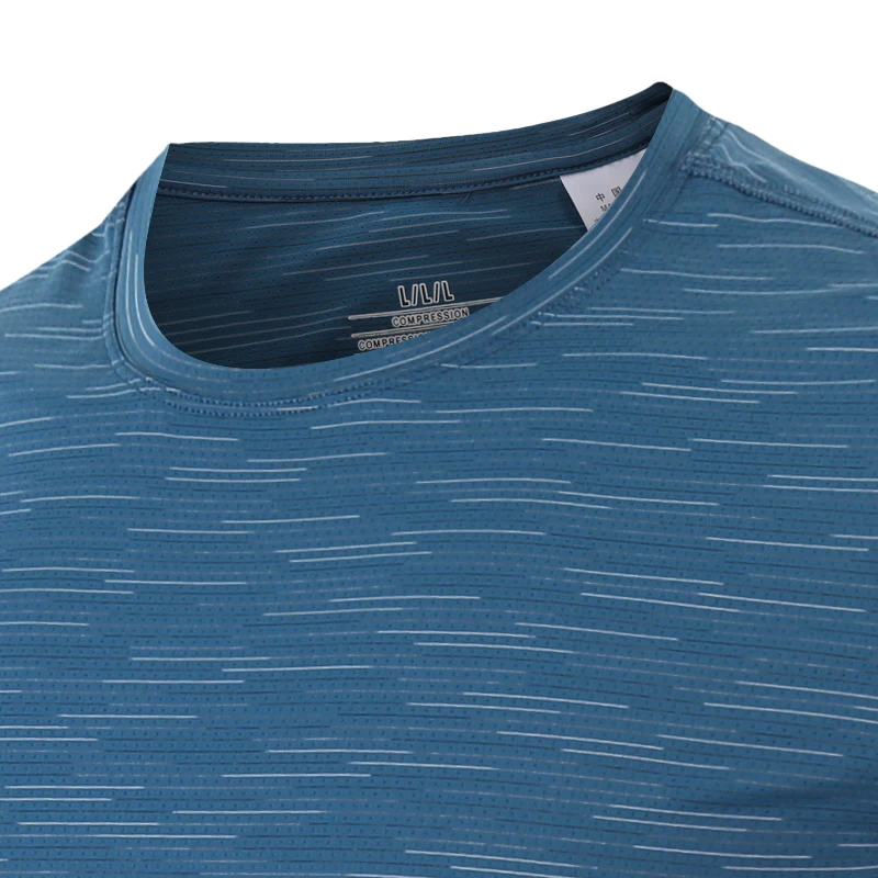 Fitness Shirts Men Jogging Running Tranning Clothes Outdoor Breathable Mesh High Quality Leisure Quick Dry Fashion Short Sleeves