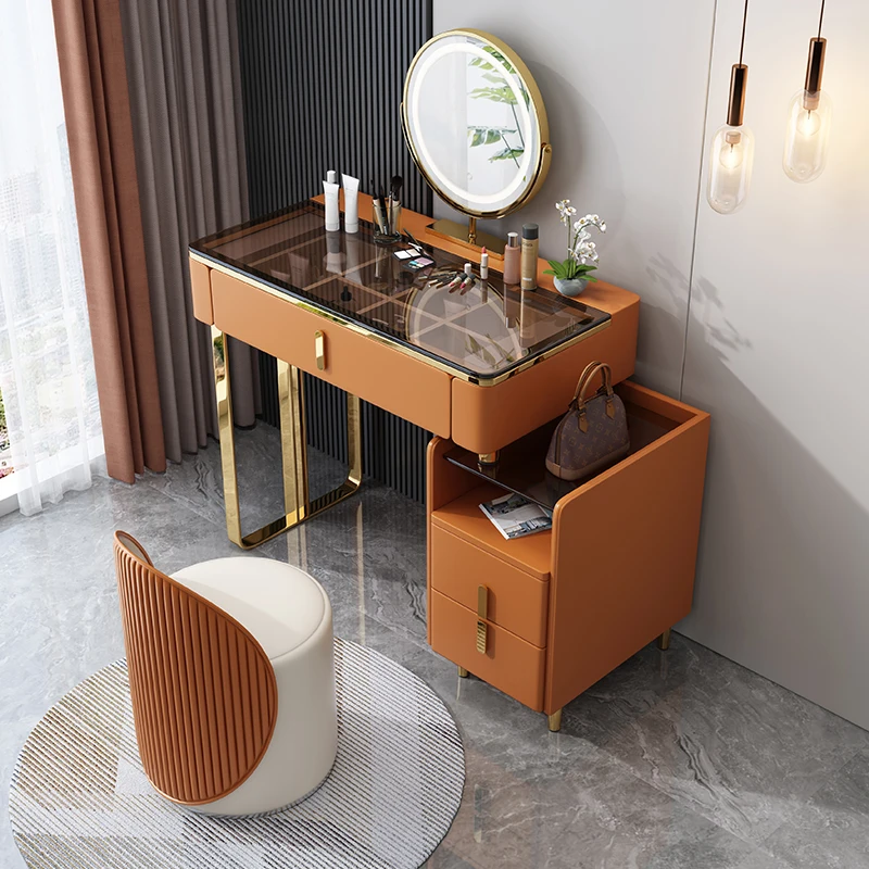 

Mobile Console Table Dressers Desk Storage Cabinet Organizer Nightstands Dressers Side Mesa De Maquillaje Home Furniture