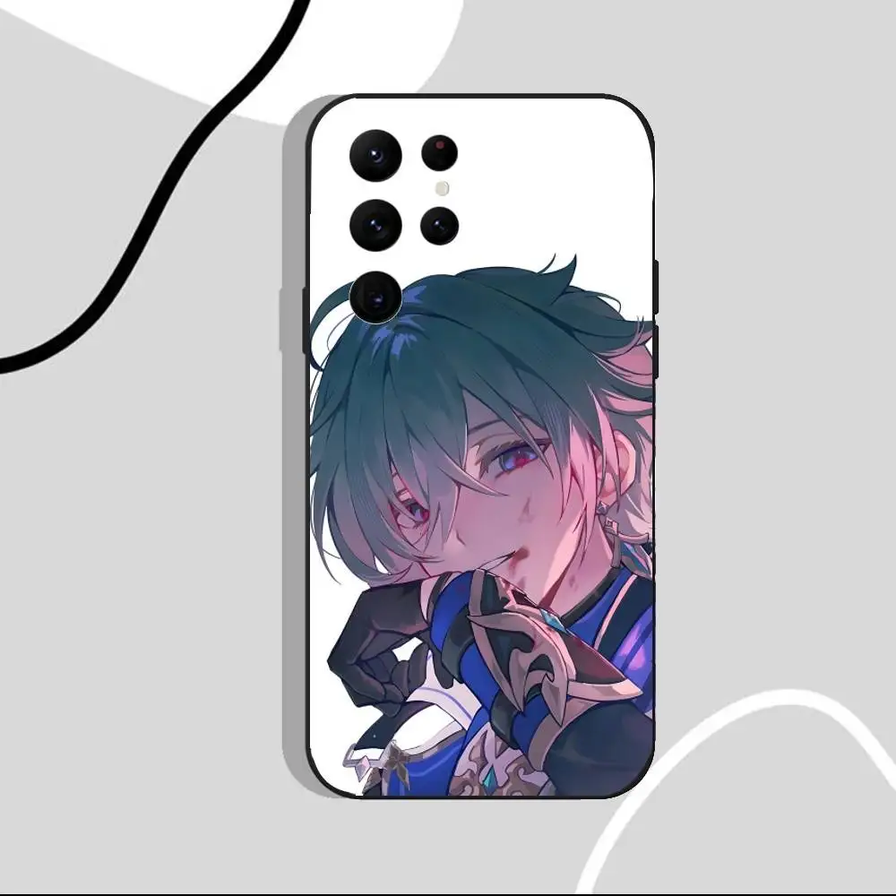 L-Lohen G-Genshin Impact Black Shell Phone Case