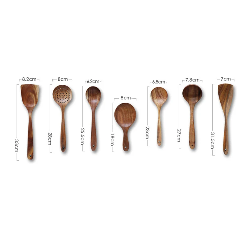 Wood Spatula Kitchen Accessories Non-Stick Cookware Cooking Tools Gift Wooden Shovel Kitchen Tool Cooking Utensil Tool