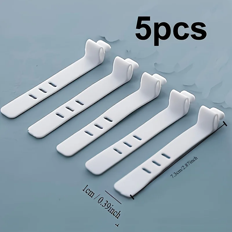 5pcs Organize Your Cables & Keep Them Dust-Free With This Desktop Storage Box 2