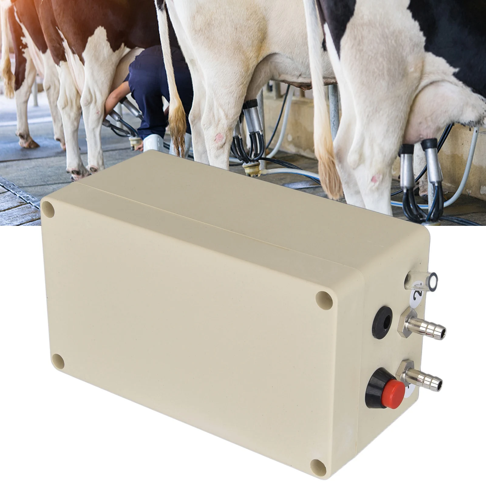 Electric Milking Machine Plastic Plug in Large Suction Pulsation Milking Vacuum Pump for Sheep Cow