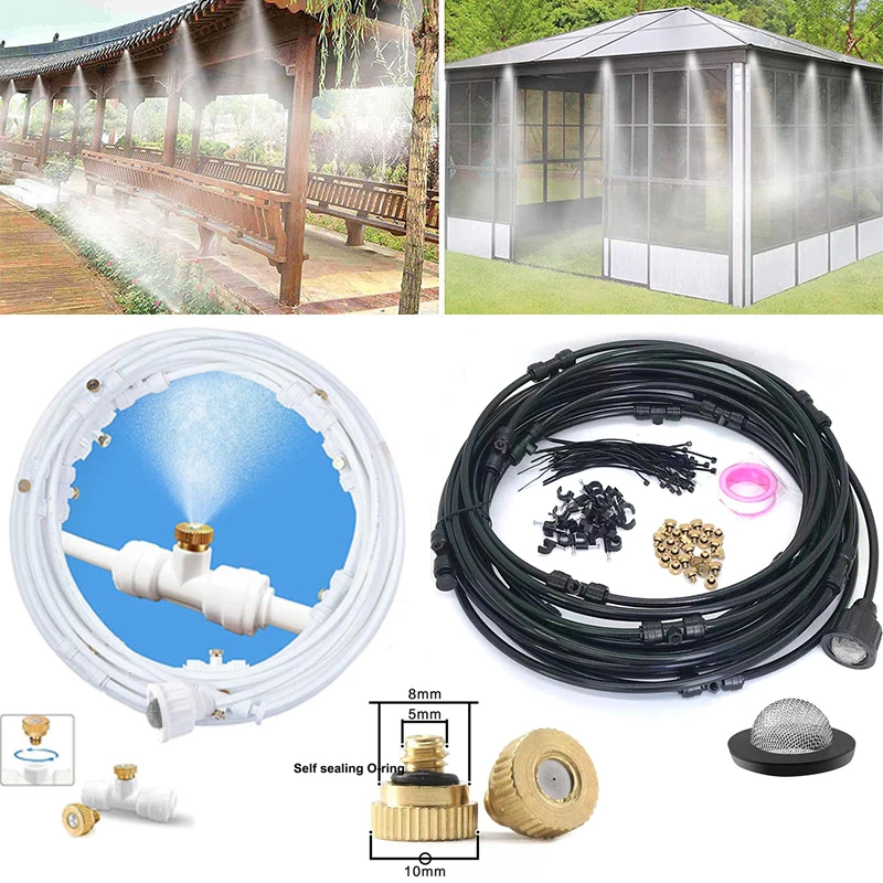 Outdoor Misting System Patio Outdoor Misting Cooling System Install
