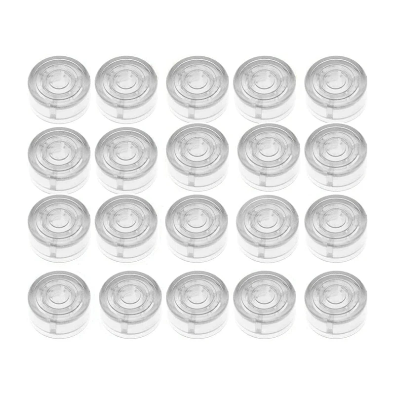 Guitar Effect Pedal Footswitch Toppers Foot Nail Cap Protection Cap 20PCS/Set