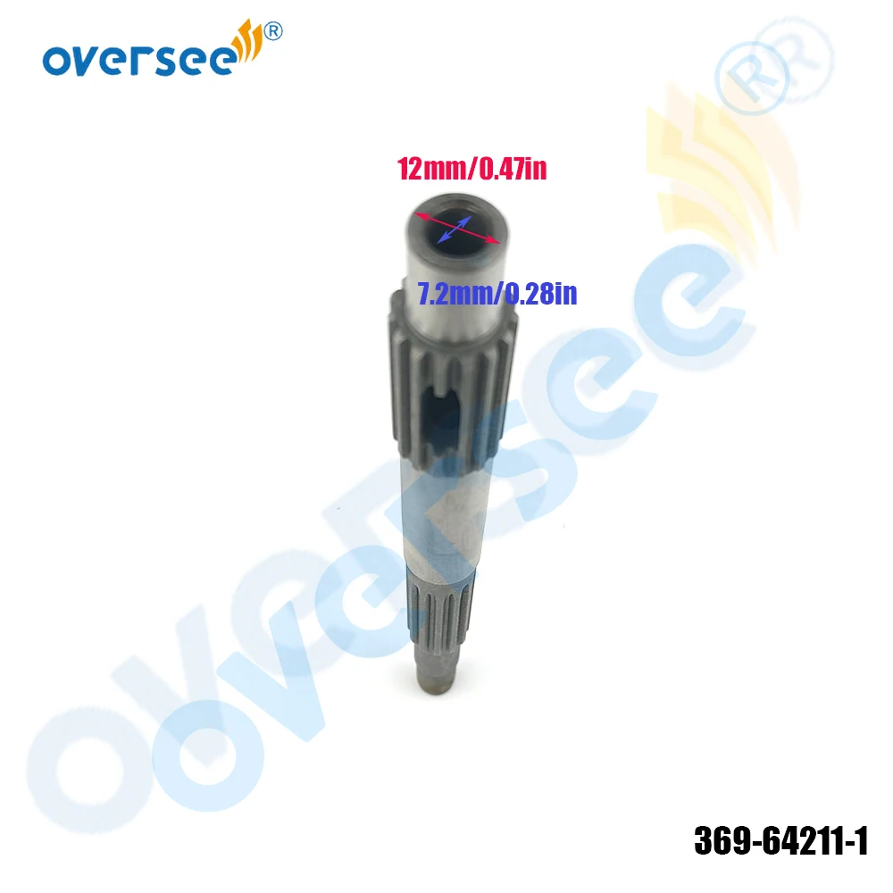 369-64211 Propeller Shaft For Tohatsu Outboard Motor Mercury 5HP 2T Hnagkai 369-64211-0 369-64211-1