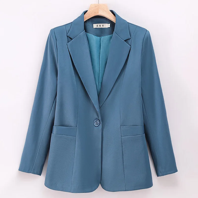 Elegant Solid Color Spliced Pockets Casual Blazer Women's Clothing 2023 Autumn New Oversized Office Lady Tops All-match Blazers