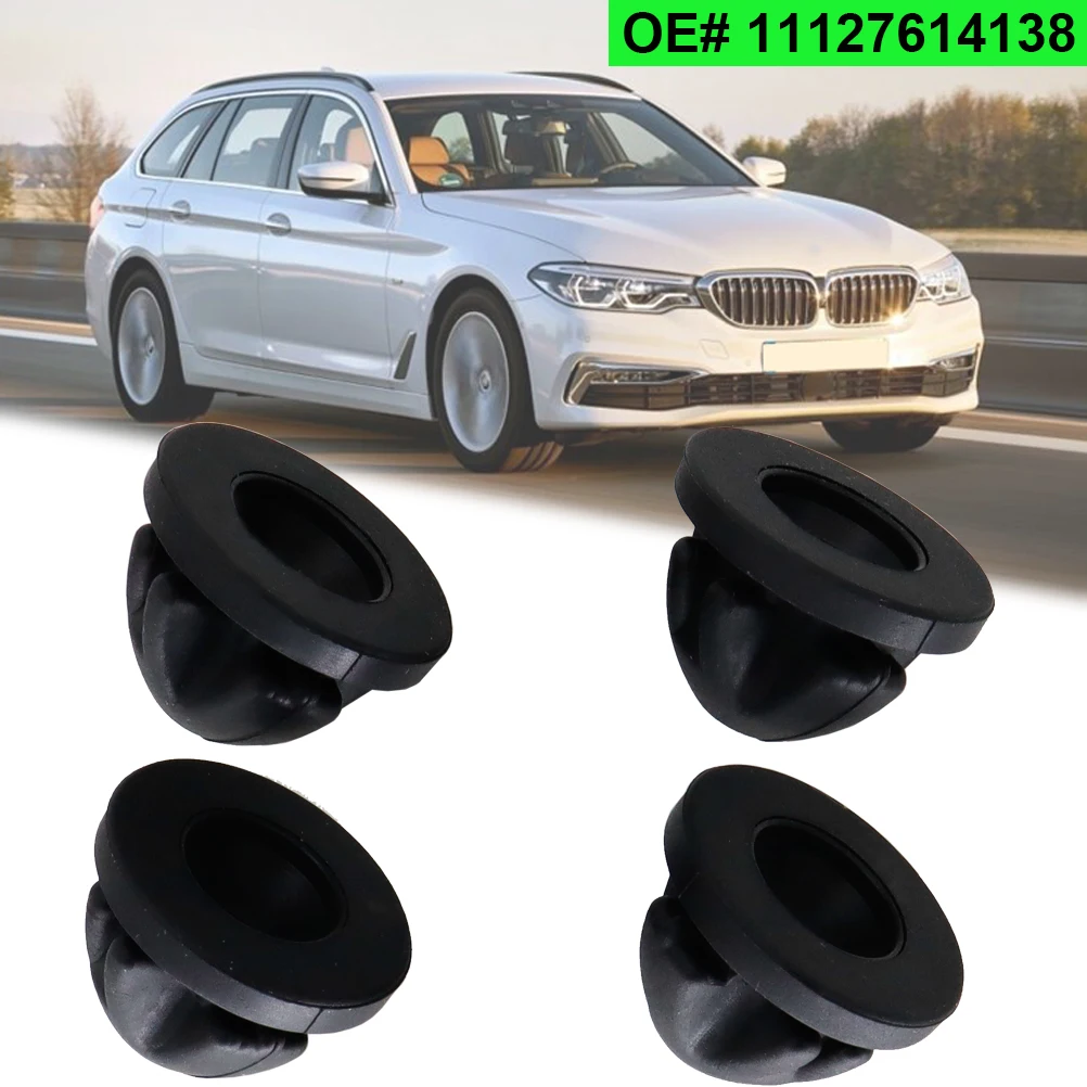 4 Pcs Car Engine Cover Trim Rubber Mount Grommet Bush Per Bmw 1 3 5 7 Series X1 X2 X3 X4 X5 X6 Oe #11127614138 Accessori Auto