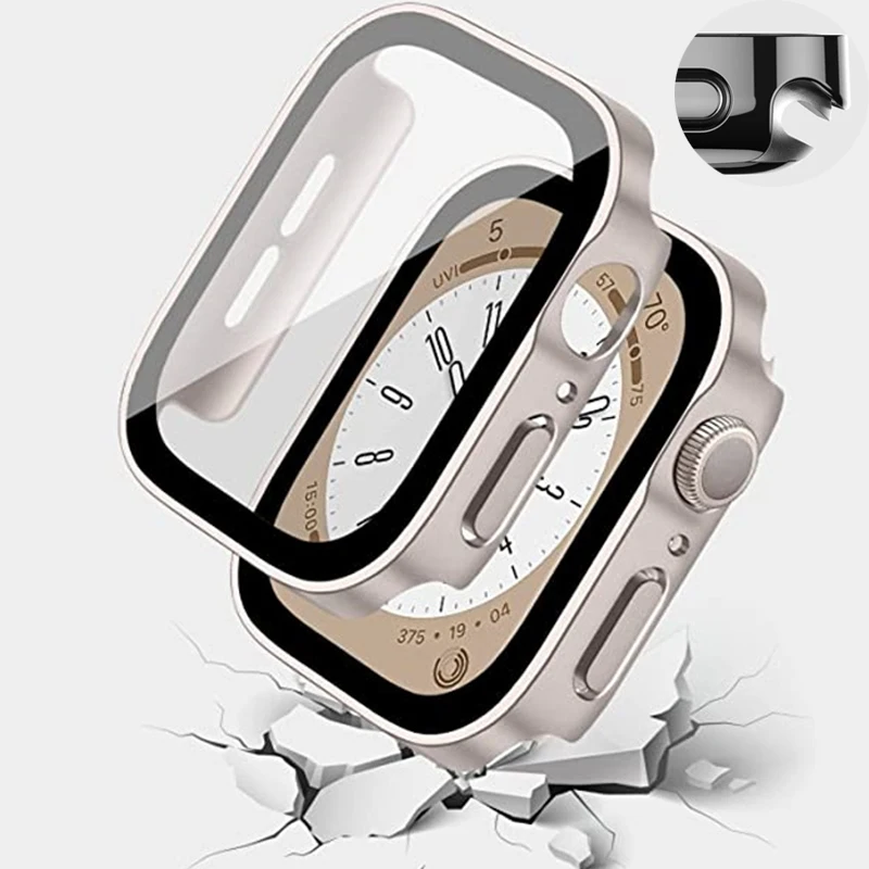 Premium Glass Screen Protector Case for Smartwatch Display Protection