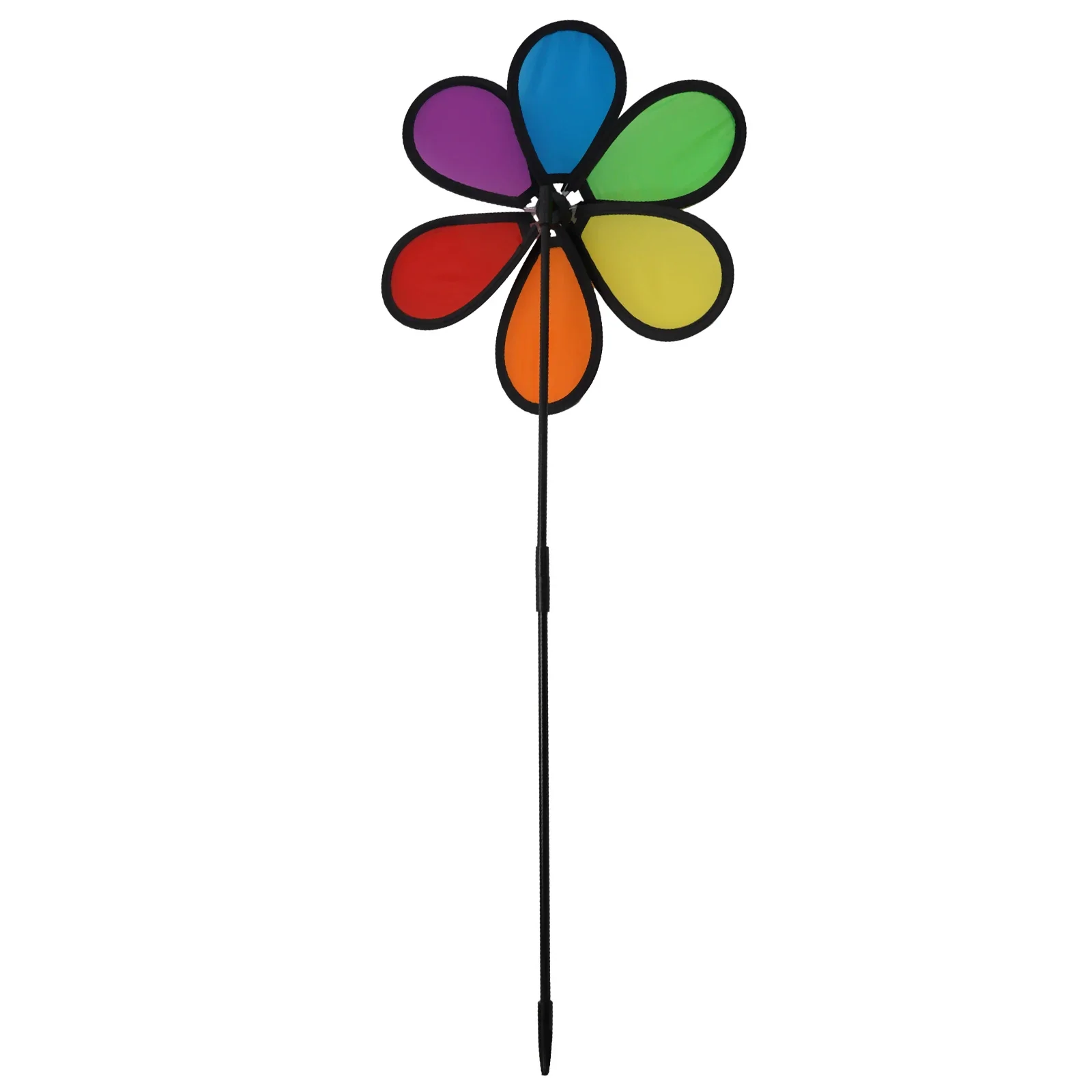 Garden Art Decor Windmill Toys Garden Windmill Wind Spinner Bird Repeller Pinwheels Windmill Bird Repellent Pinwheel Flower Windmill Colorful Cute Gifts Fabric Windmill Wind Spinner Garden Supplies High Quality Home Garden Yard Decor