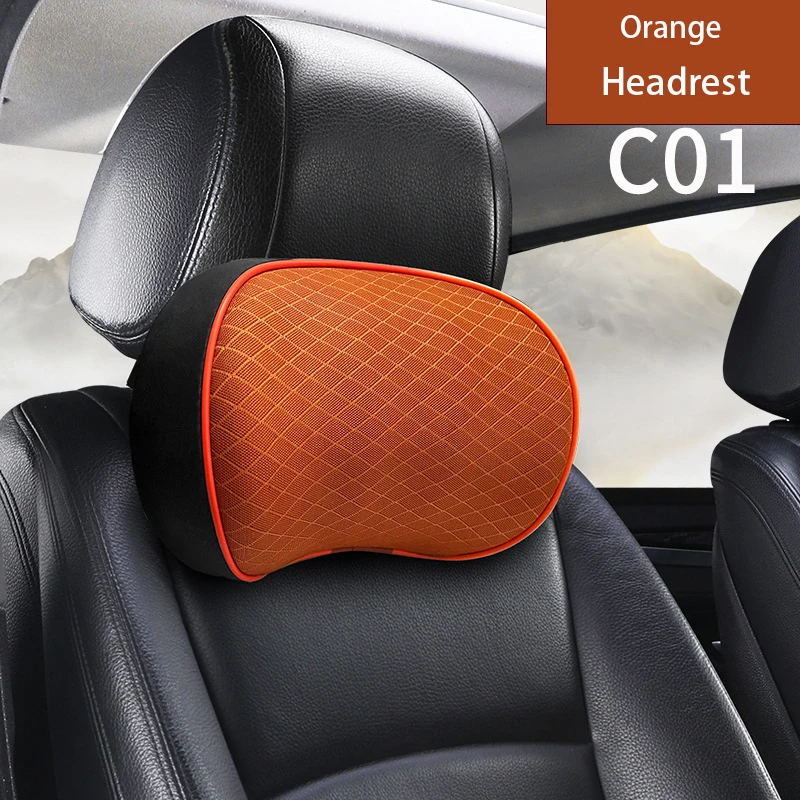 Car Headrest Lumbar Support Car Seat Back Cushion Memory Foam Lumbar  Support Lumbar Cushion Pillow - AliExpress