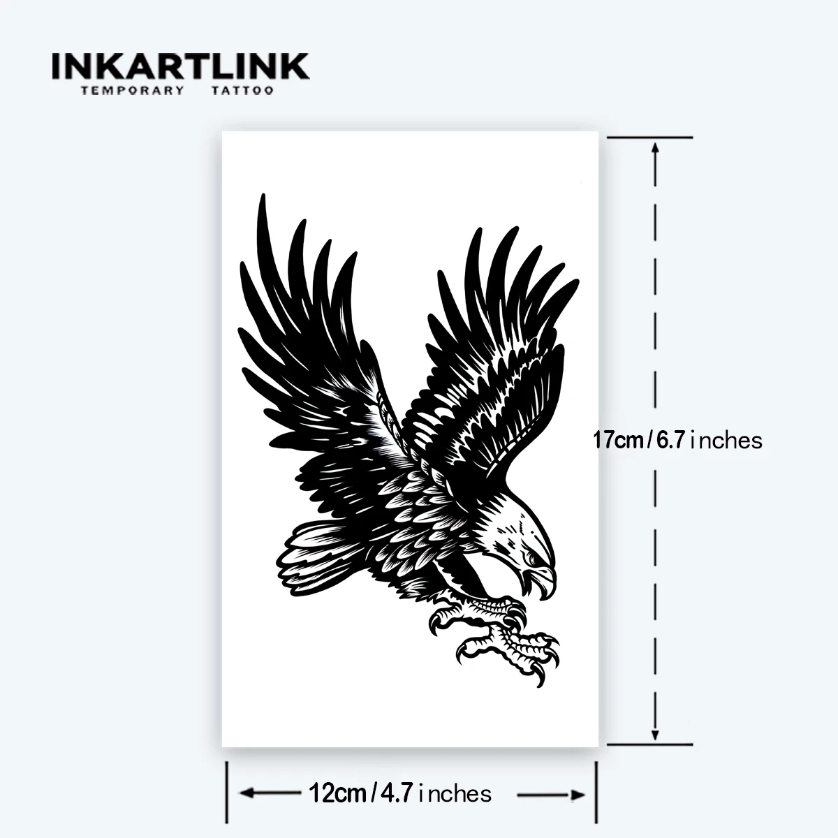 Eagle temporary tattoo sticker, waterproof magic tattoo, lasts to 15 days fake tattoo, semi permanent tattoo 4