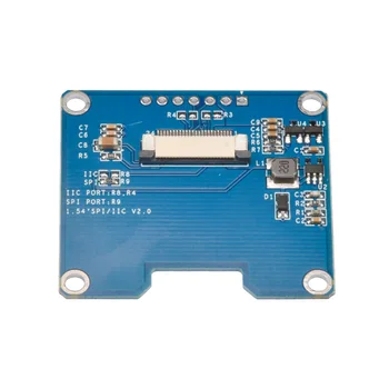 블루 PMOLED 투명 OLED 스크린, 24 핀 SPI IIC 병렬 COG 3.3V, SSD1309 그래픽 128x64 128x56 디스플레이, 1.51 인치, 1.54 인치