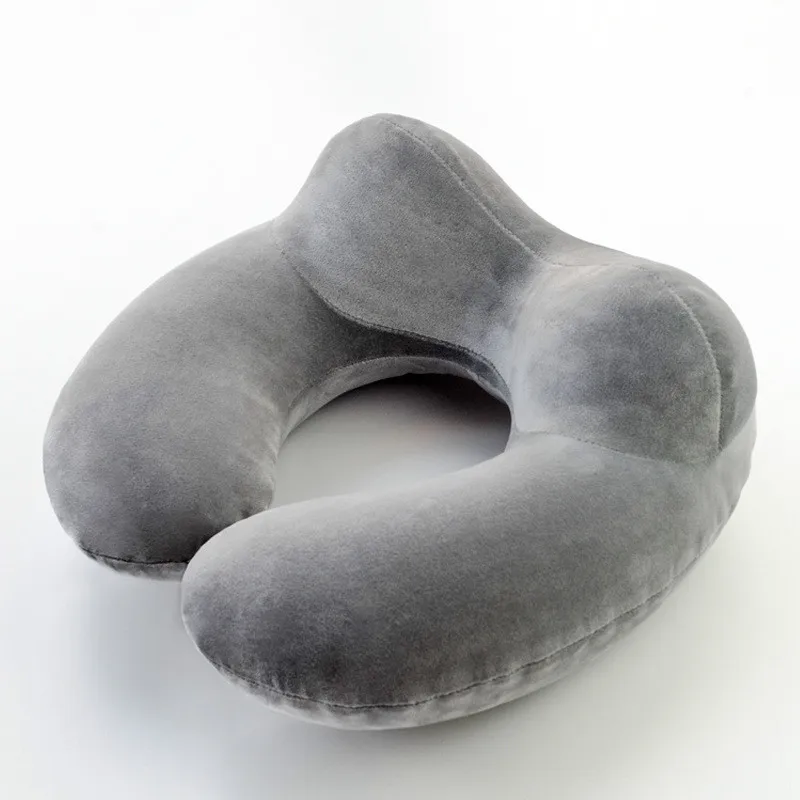 Coussin En Forme De U Portable Gonflable De Presse Pliable Avec Appui