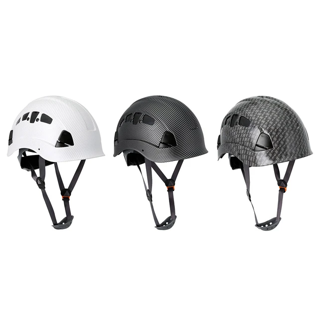 Ce Construction Safety Helmet Carbon Fiber Pattern High Quality Abs Hard Hat  Ansi Industrial Work Head Protection Rescue - Protective Helmet - AliExpress