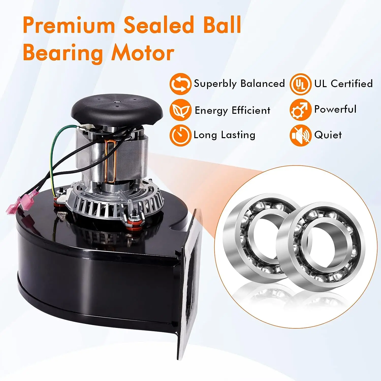 A-E-033 Convection Blower Fan for Breckwell Pellet Stove P22, P23, P24,  P26, P2000, P2700, Big E Models, Blower Motor for US Sto - AliExpress