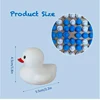 108PCS Jewish Rubber Ducks - Blue & White Perfect for Hanukkah, Shabbat, Car Decor & Party Favors 2