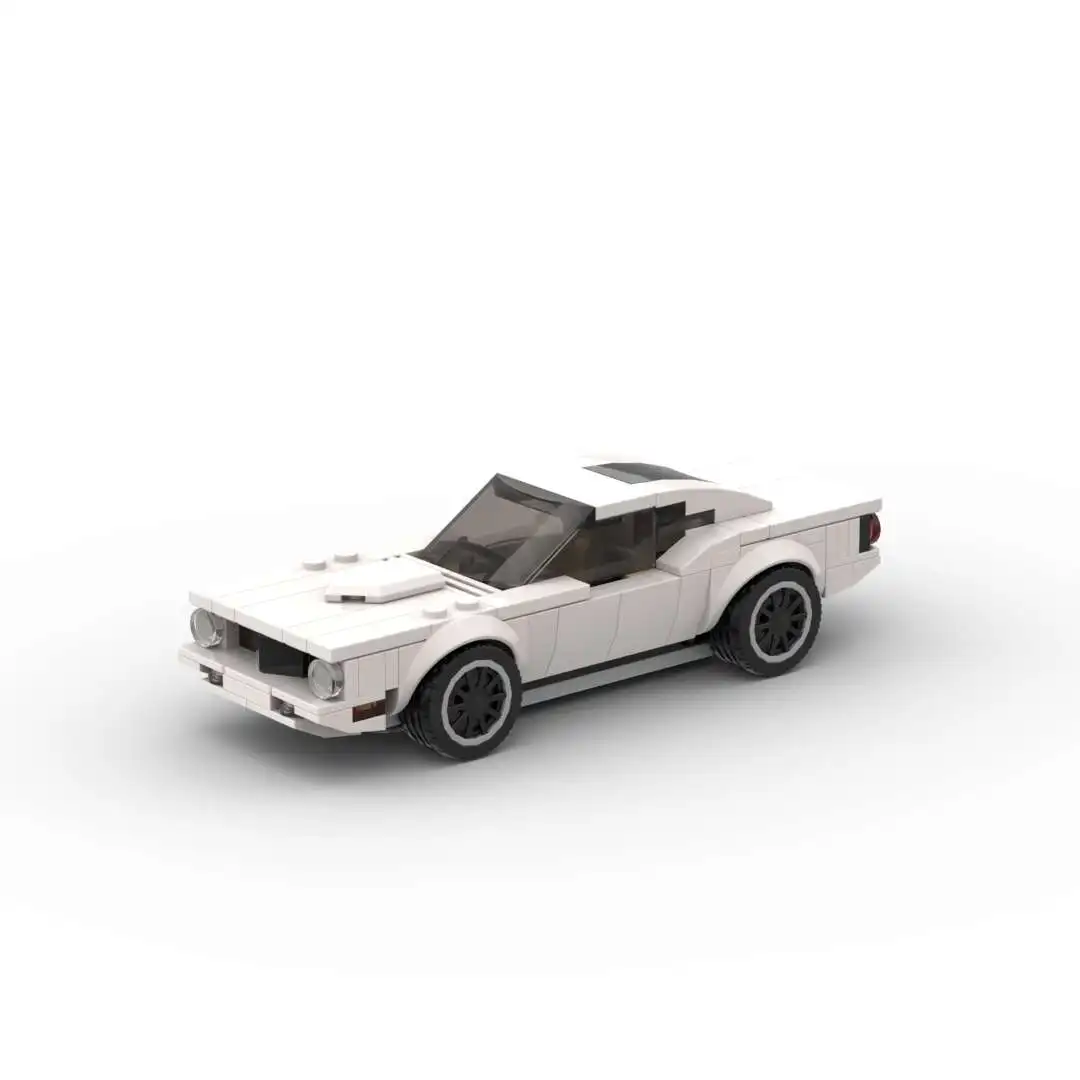

MOC Barracuda 1974 SC скоростные чемпионы спортивные автомобили Строительные блоки Набор кирпичей детские игрушки подарки для мальчиков и девочек