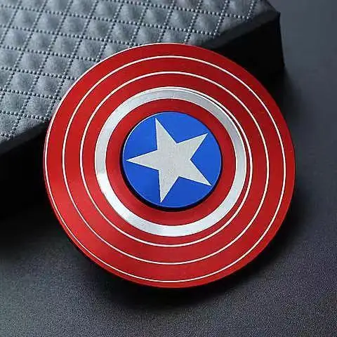 Fidget Spinner Metal Fidget Spinner Superhero Fast Bearing Finger Hand Spinner gyro EDC ADHD Rotation Anti Stress Aluminum alloy