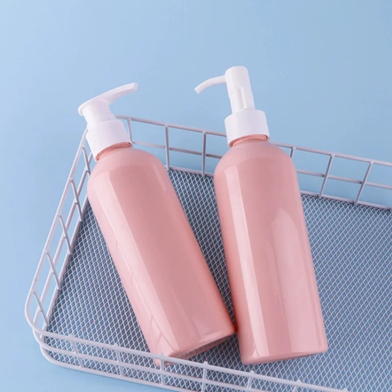 

10/30pcs 260ml Pink Empty Lotion Pump Bottle Hand Wash Liquid Container Shampoo Shower Gel Cosmetic Dispenser Bottle