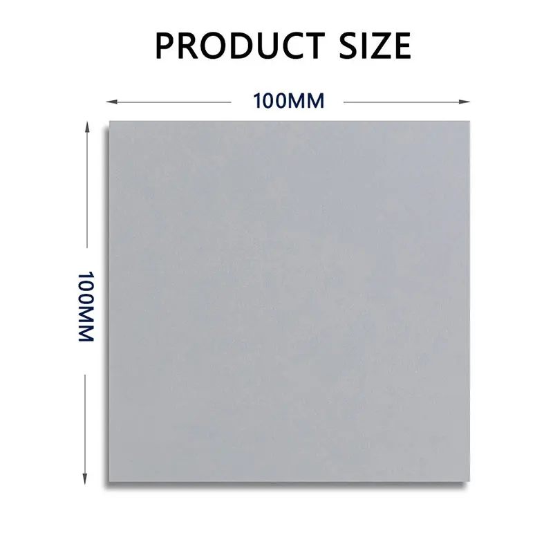Upsiren High-Performance 24W Thermal Conductive Silicone Cooling Pad, 100x100/120x20mm