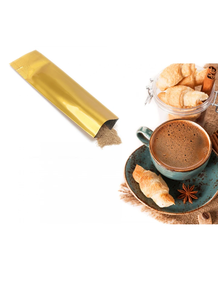 Heat Seal Aluminum Foil Coffee Powder Bags 200 Pcs